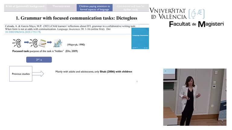 Attention to form in primary school: Some findings and challenges in a Spanish EFL context