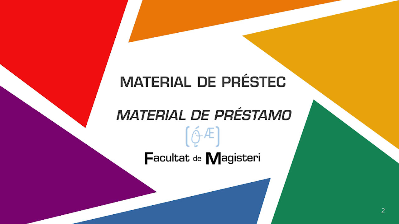 Material de préstamo del Laboratorio de Audiovisuales 