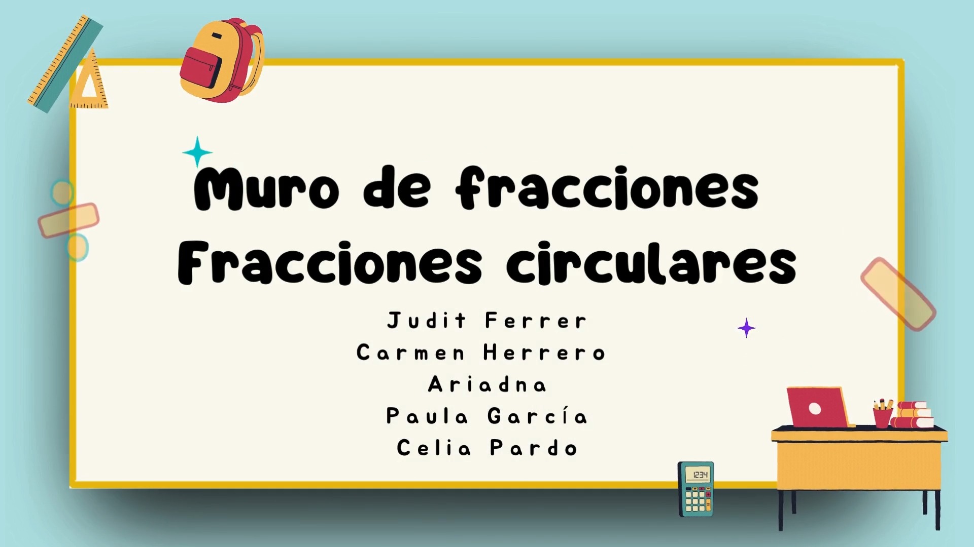 El muro de fracciones y las fracciones circulares