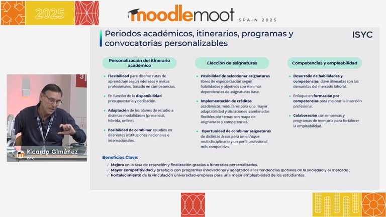 MoodleMoot UV 2025. Educación personalizada: Estrategias innovadoras para optimizar la oferta académica y el proceso de admisión.