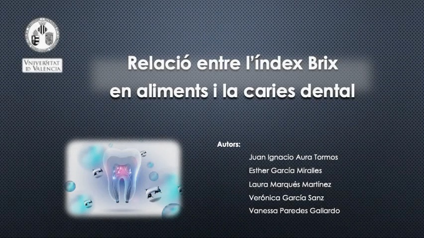 Relació entre Brix  en aliments i la caries dental