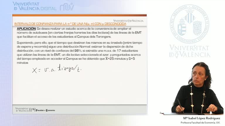 Intervalo de confianza para la varianza de una población Normal con media desconocida